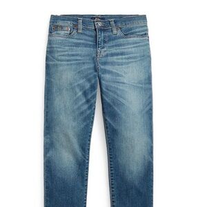 Polo by Ralph Lauren Blue Straight-Leg Jeans with Natural Fading